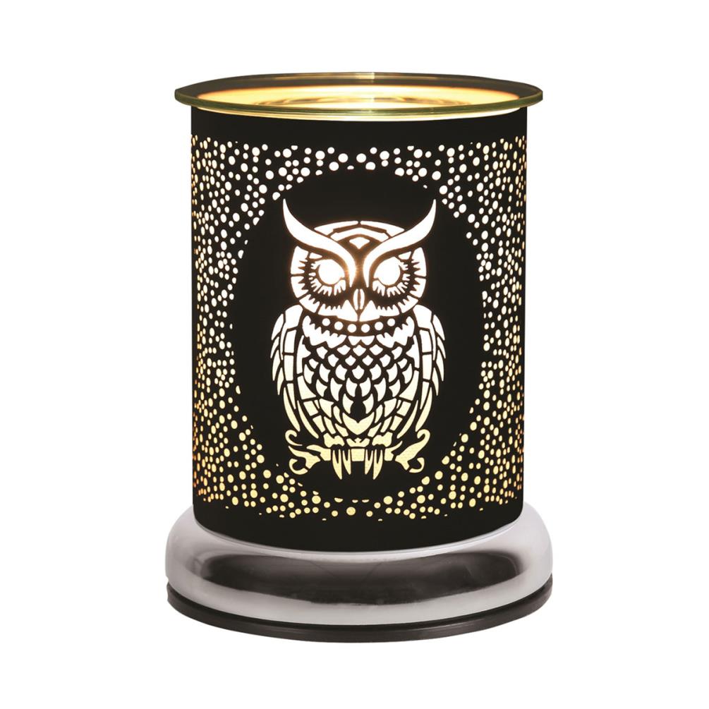 Aroma Black Owl Touch Electric Wax Melt Warmer £21.59